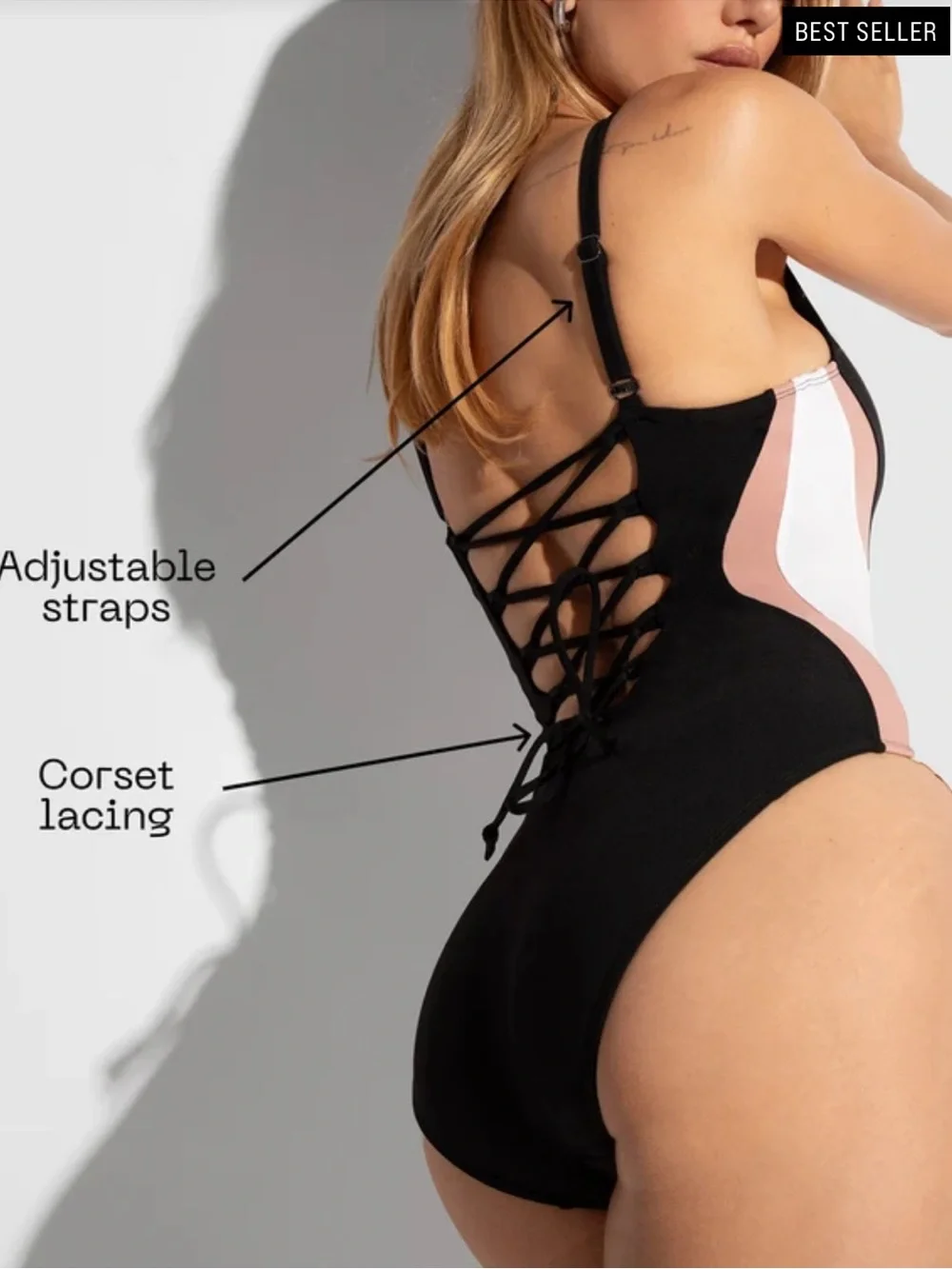 TA3 Black One-Piece Sculpting Swimsuit NWT